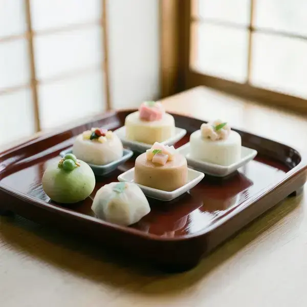 和菓子の盛り合わせ